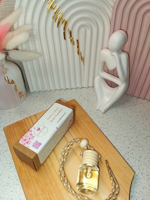 Parfum Voiture – Rose Vanillée
