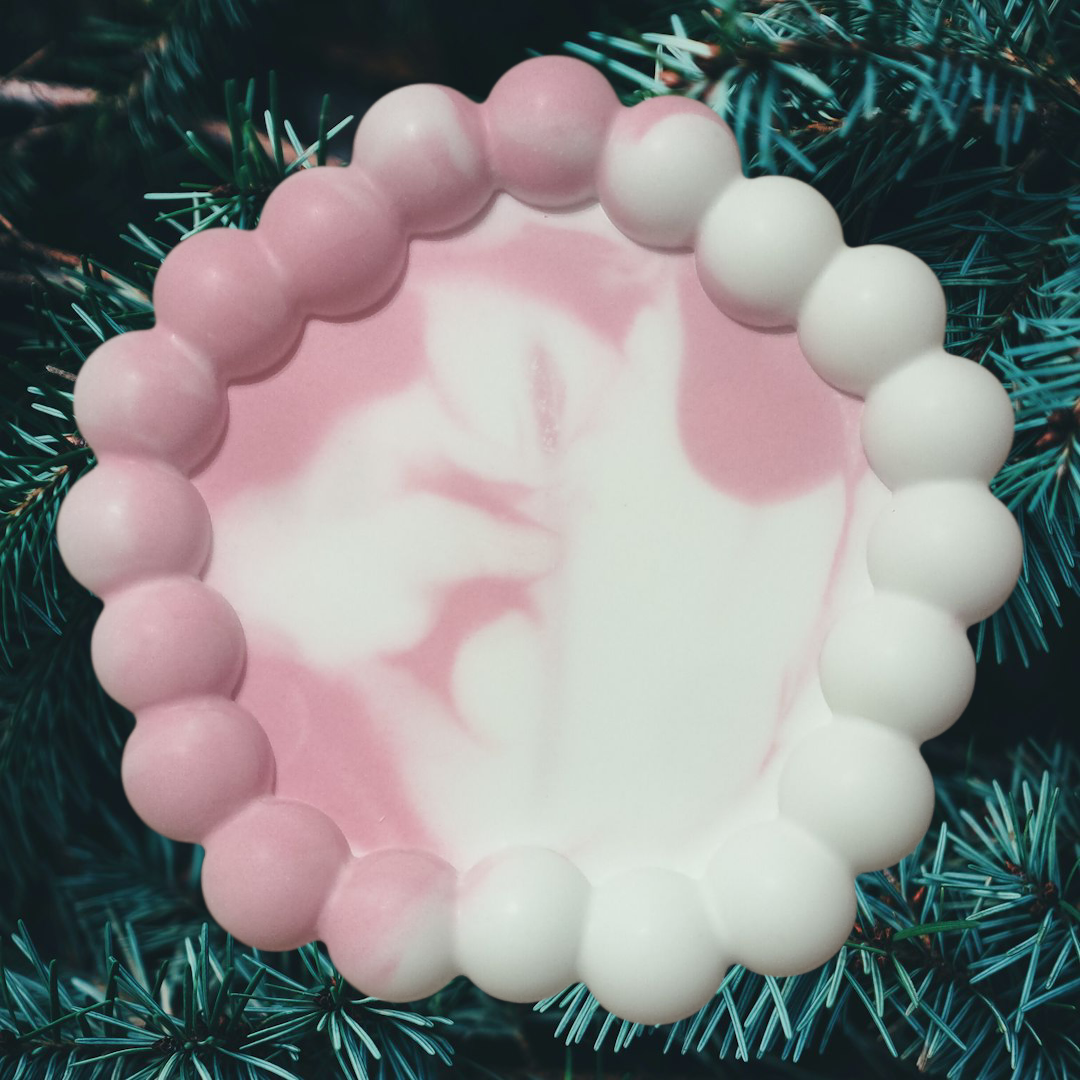 ✨ Coupelle décorative en résine minérale – Support à bougies & vide-poche artisanal