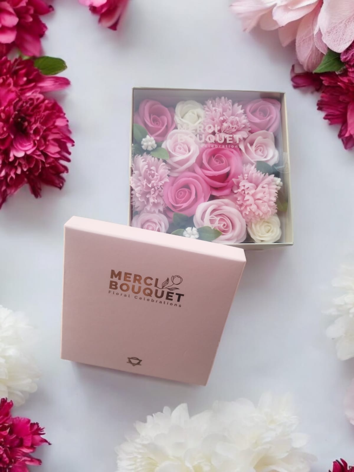 Bouquet Savon Éternel - Douceur Florale S