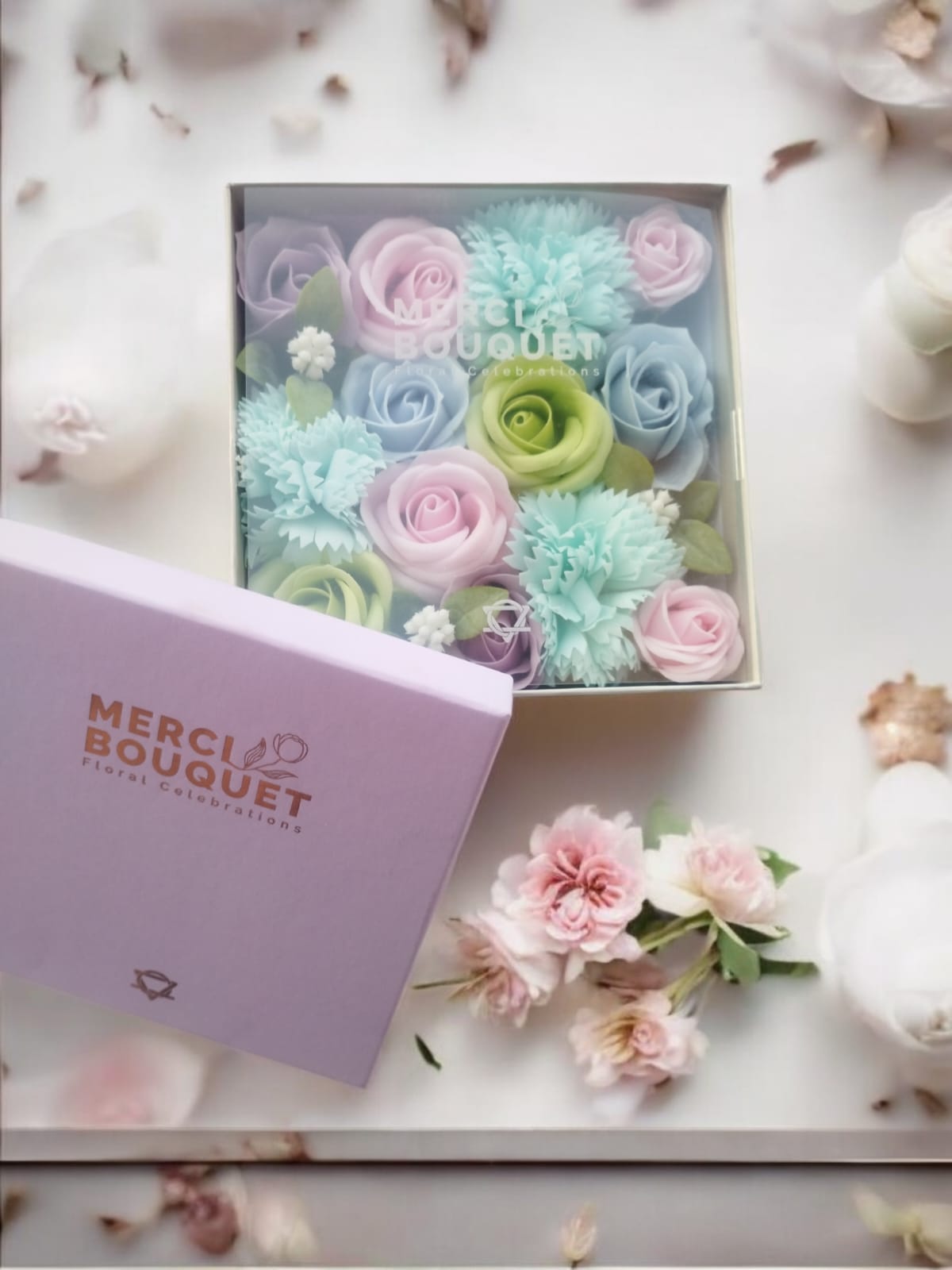 Bouquet Savon Paradisiaque - Harmonie Pastel S