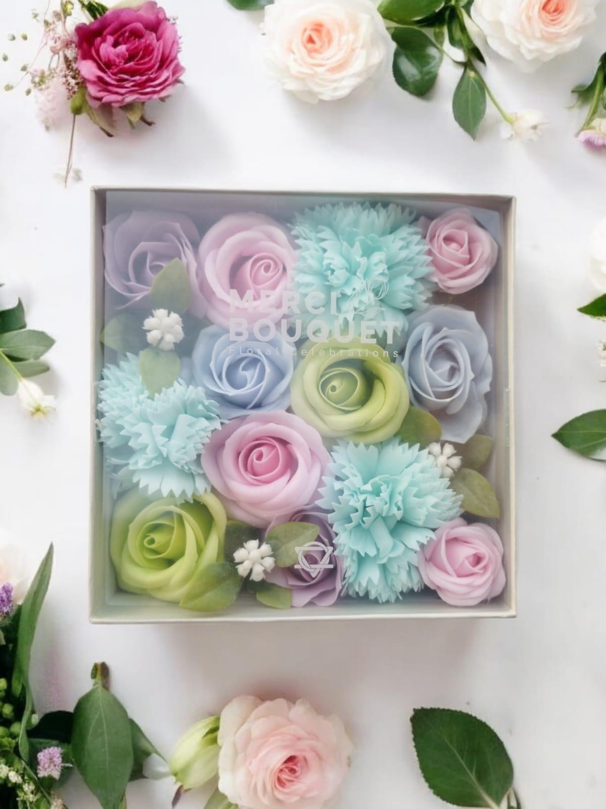 Bouquet Savon Paradisiaque - Harmonie Pastel S