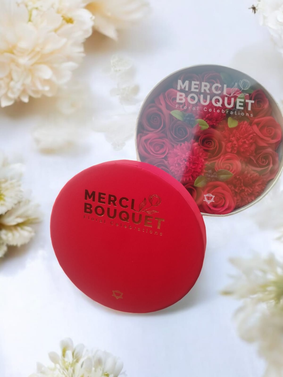 Bouquet Savon Passion - Éclat Rouge M