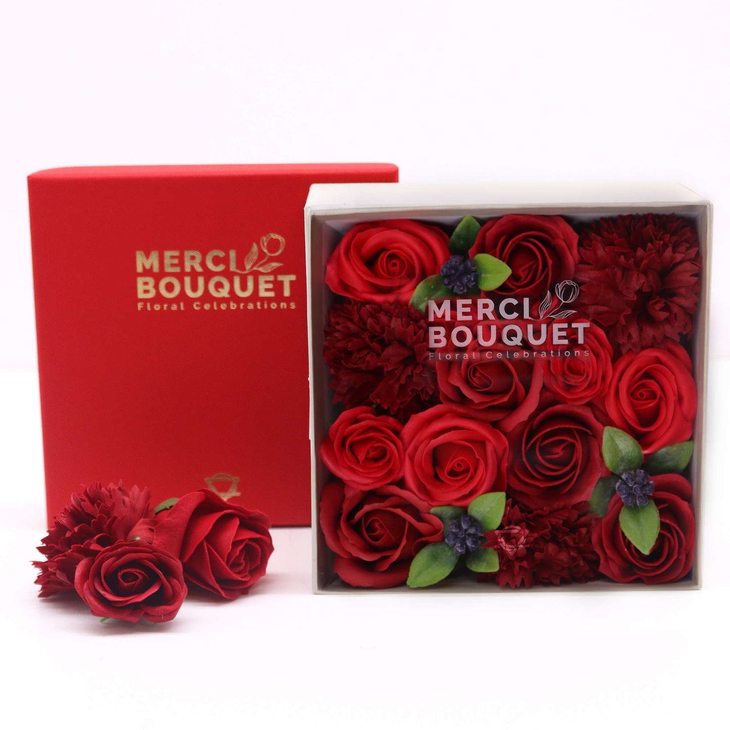 Bouquet Savon Passion - Éclat Rouge S