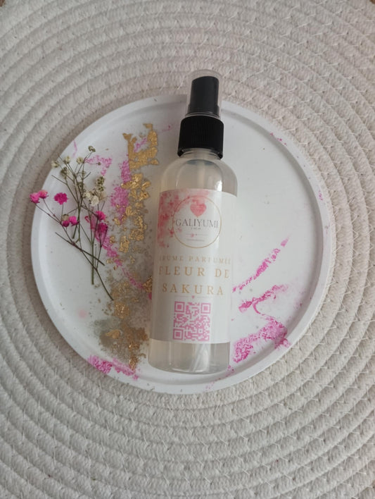 Brume parfumée Fleur de Sakura – Spray d'ambiance 30ml & 100ml | Parfum maison et linge