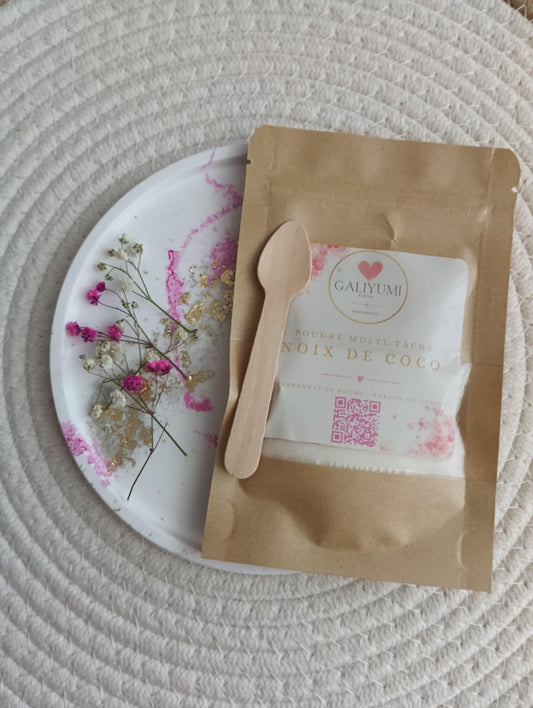Poudre Multi-Tâche Parfumée – Noix de Coco | Nettoie, Parfume & Adoucit