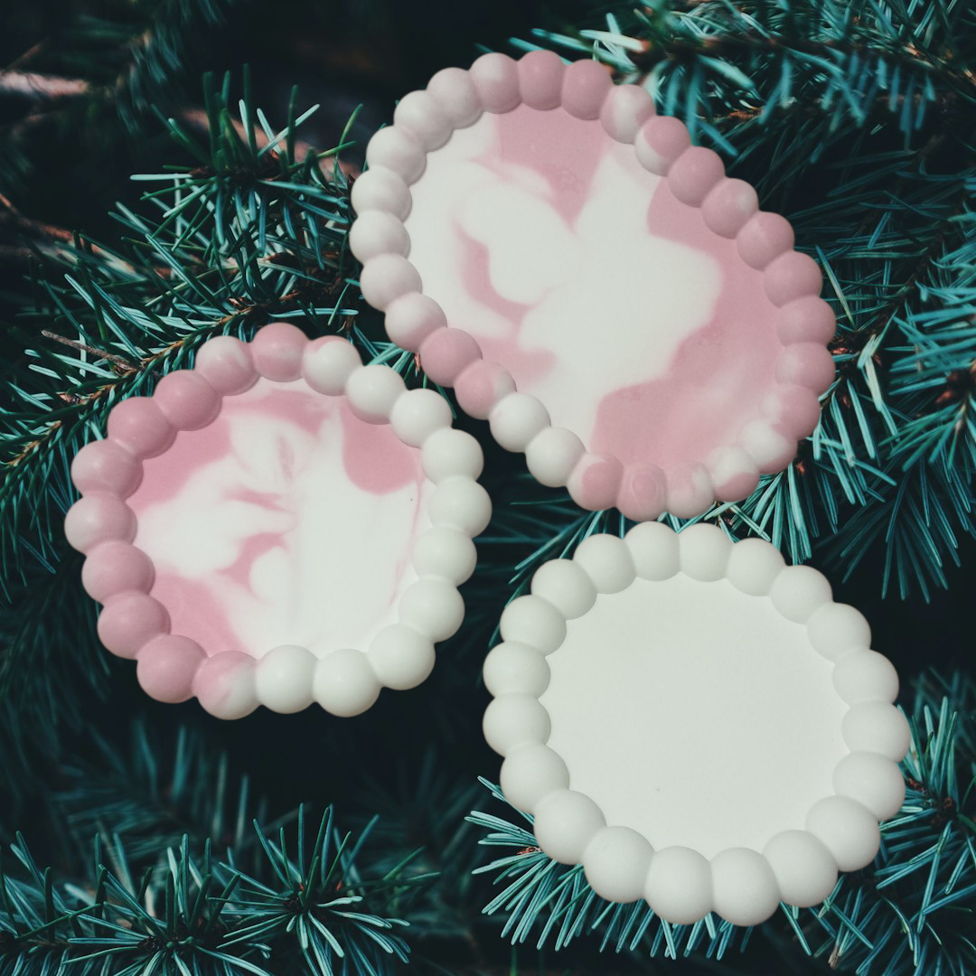 ✨ Coupelle décorative en résine minérale – Support à bougies & vide-poche artisanal