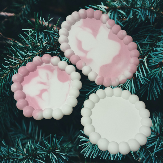 ✨ Coupelle décorative en résine minérale – Support à bougies & vide-poche artisanal