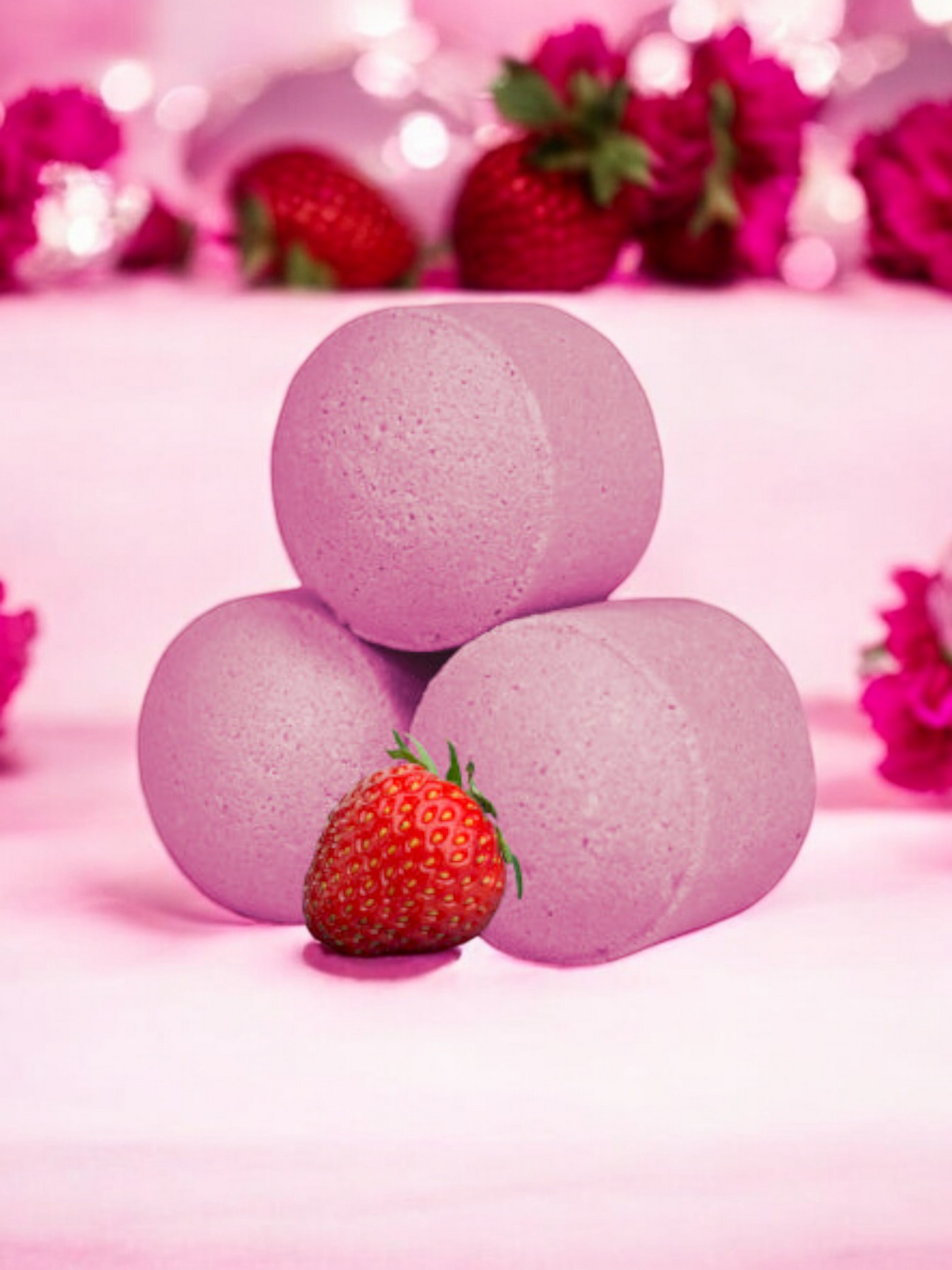 Minis bombes de Bain – Senteur Fraise