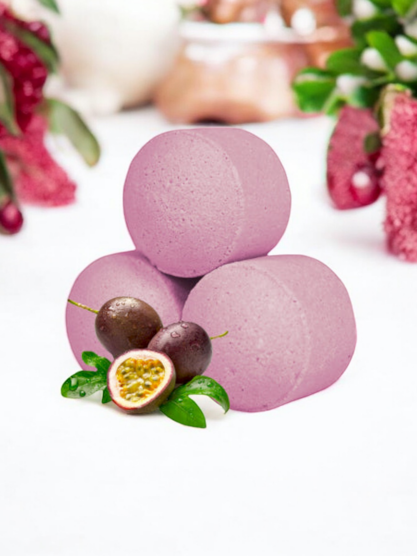 Minis bombes de bain - Fruits de la Passion